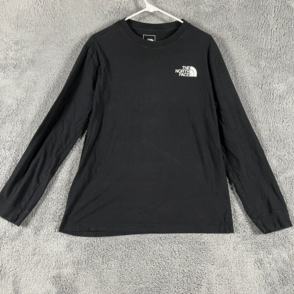 The North Face T-Shirt Mens Medium Black Long Sleeve Pullover Gorpcore Apparel